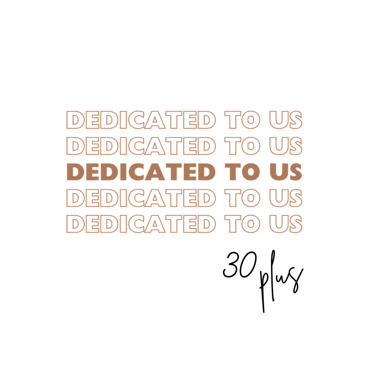 Dedicated To Us - 30 Plus, 1 June | Event in Cambridge | AllEvents