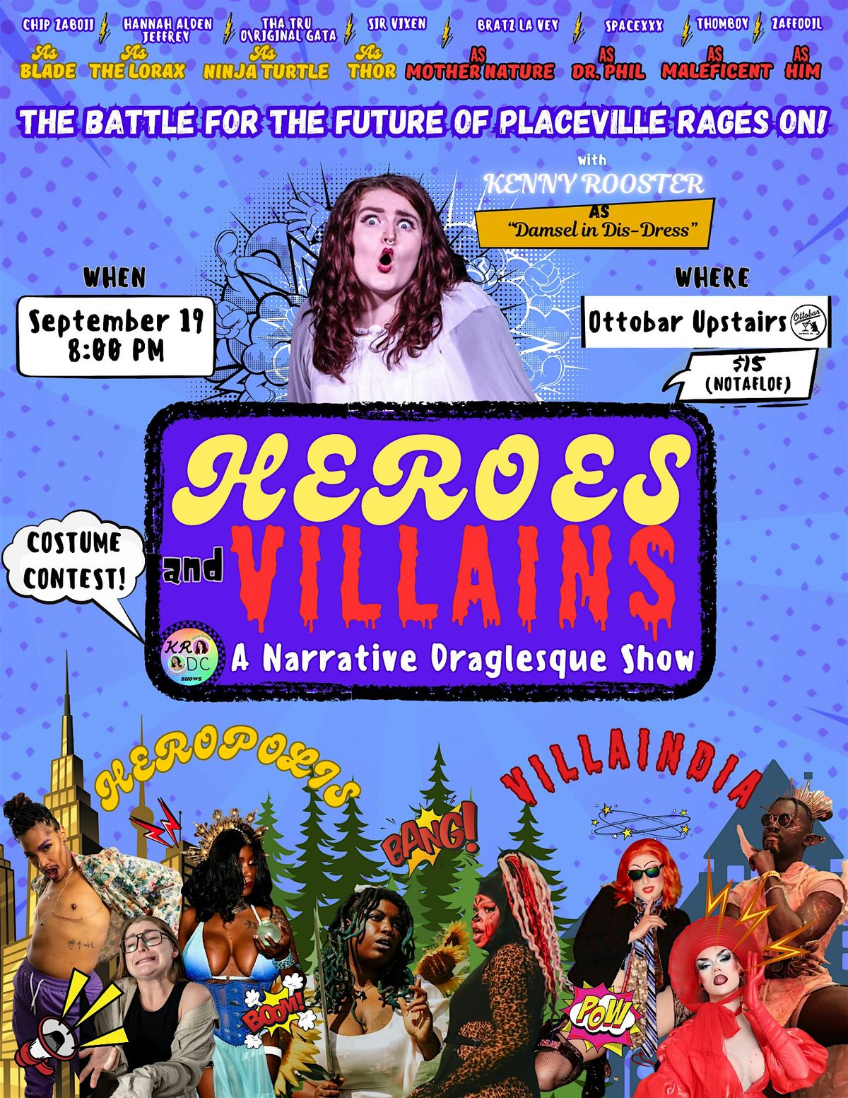 Heroes and Villains: A Narrative Draglesque Experience, 19 September | Event in Baltimore | AllEvents