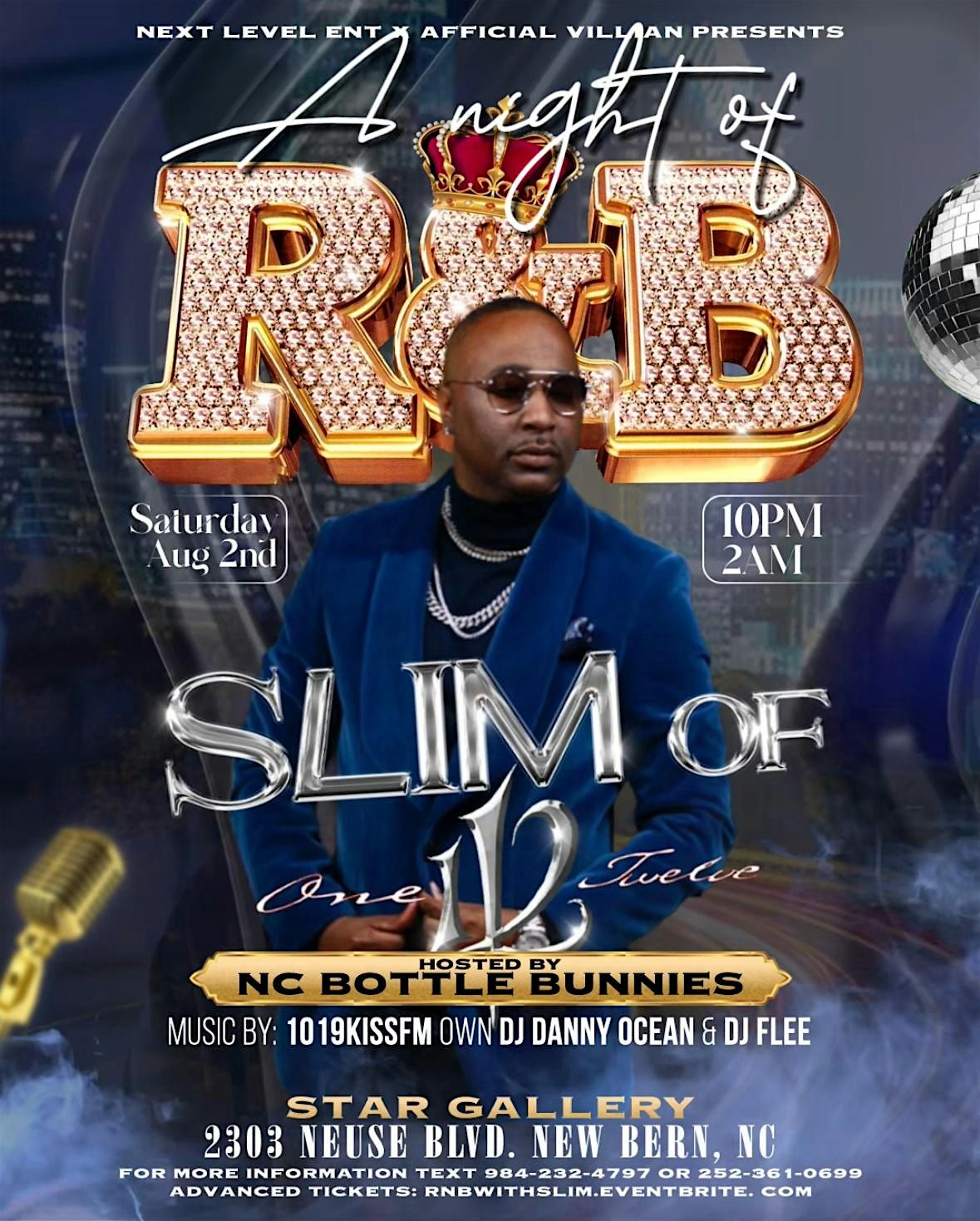 A Night of R&B Featuring Slim of 112, 2 August | Event in New Bern | AllEvents