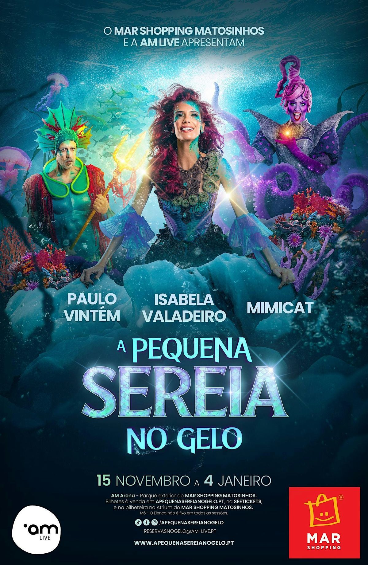A Pequena Sereia no Gelo - MAR Shopping Matosinhos, 15 November | Event in Matosinhos | AllEvents