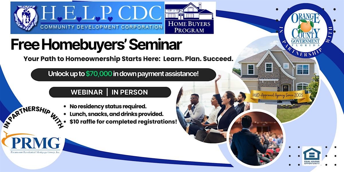 Free Homebuyer’s Seminar: From Credit to Closing, 8 November | Event in Orlando | AllEvents