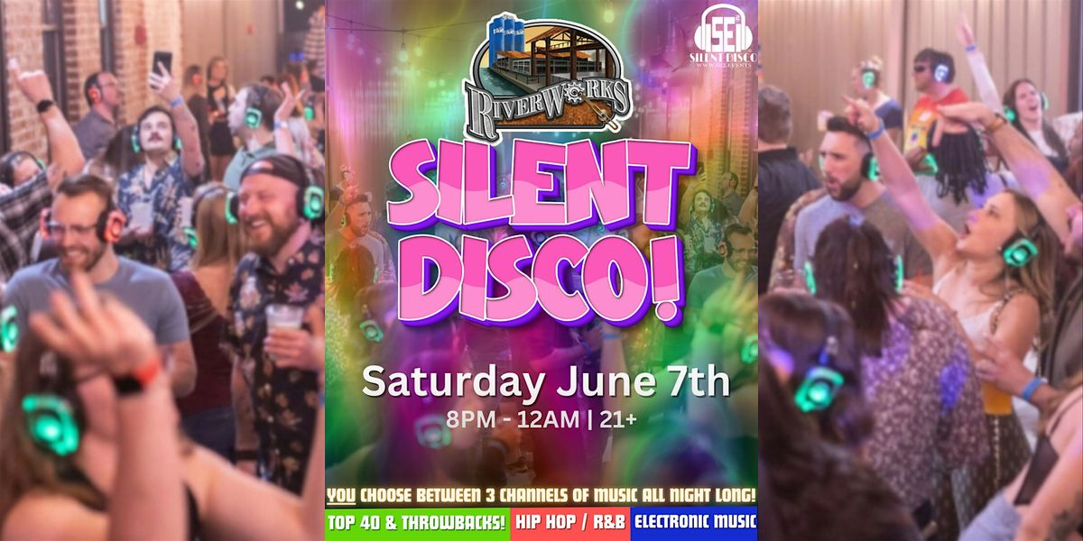 Silent Disco at Buffalo RiverWorks! - 6/7/25, 7 June | Event in Buffalo | AllEvents