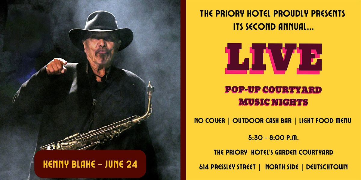 Kenny Blake - Summer Pop-Up Concert, 24 June | Event in Pittsburgh | AllEvents