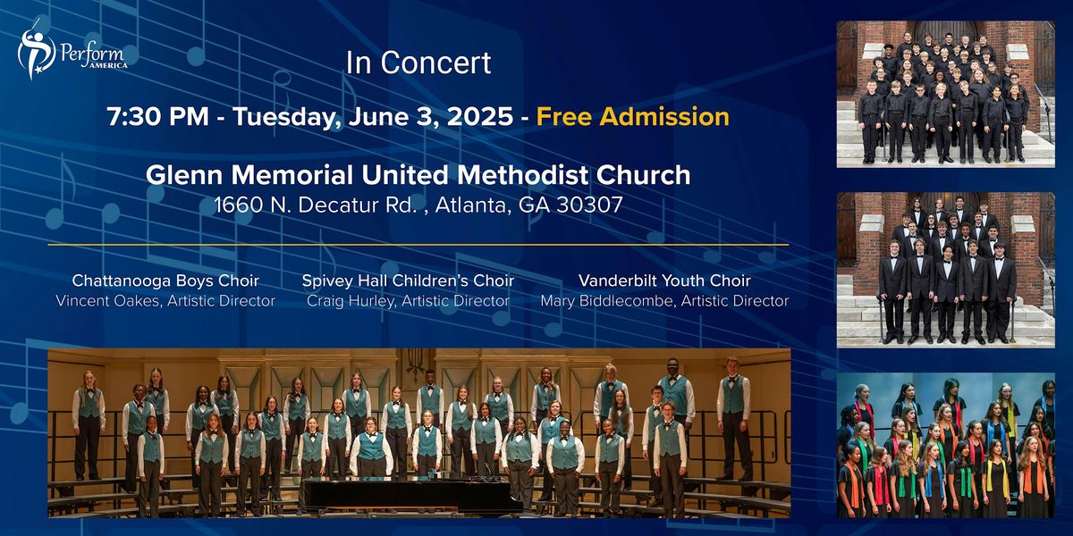 Southeastern Youth Choirs Joint Concert (CBC / SHCC / VYC), 3 June | Event in Atlanta | AllEvents