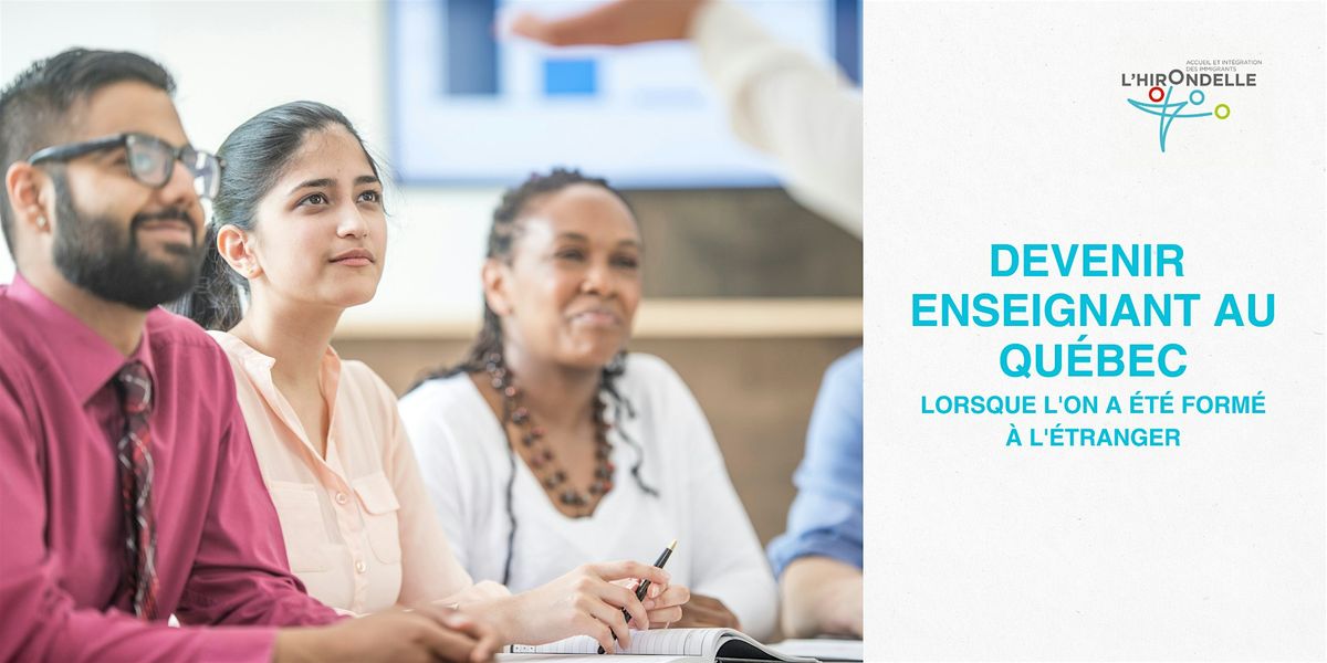 Devenir enseignant au Québec lorsque l'on a été formé à l'étranger, 1 October | Event in Montréal | AllEvents