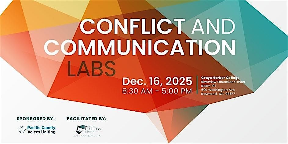 Conflict and Communication Labs, 16 December | Event in Raymond | AllEvents