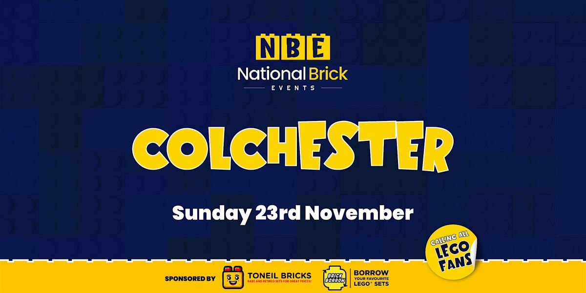 National Brick Events - Colchester, 23 November | Event in Colchester | AllEvents
