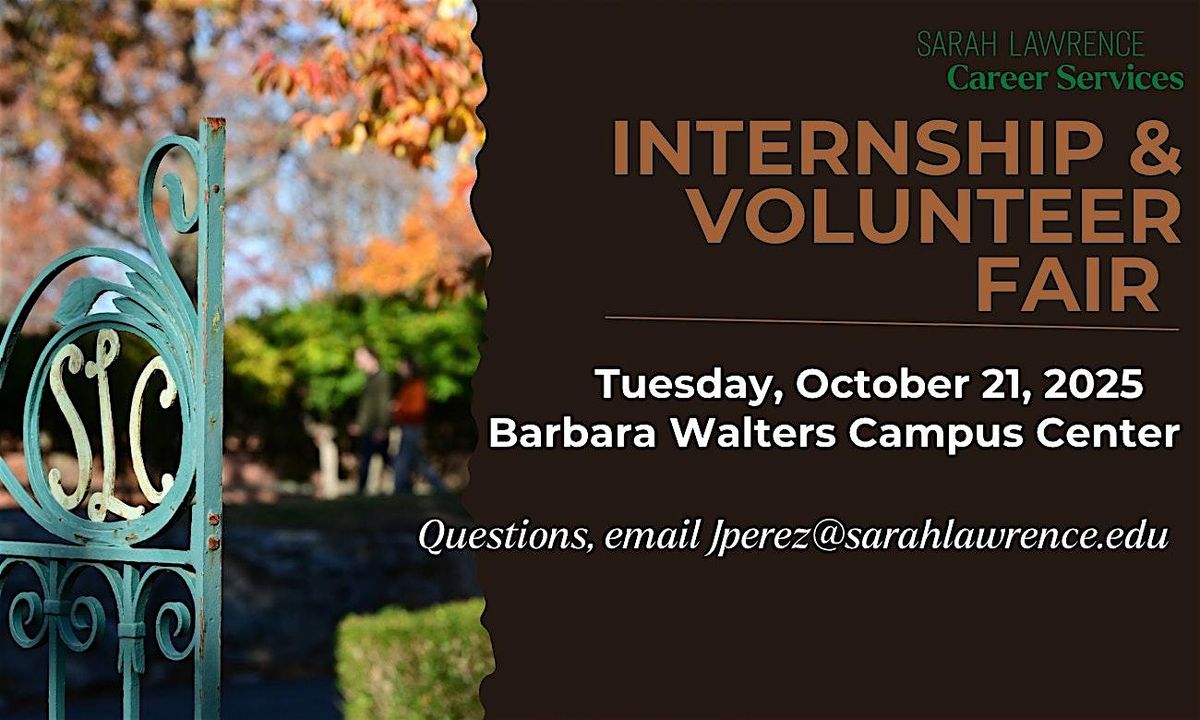 Fall 2025 Internship & Volunteer Fair, 21 October | Event in Bronxville | AllEvents