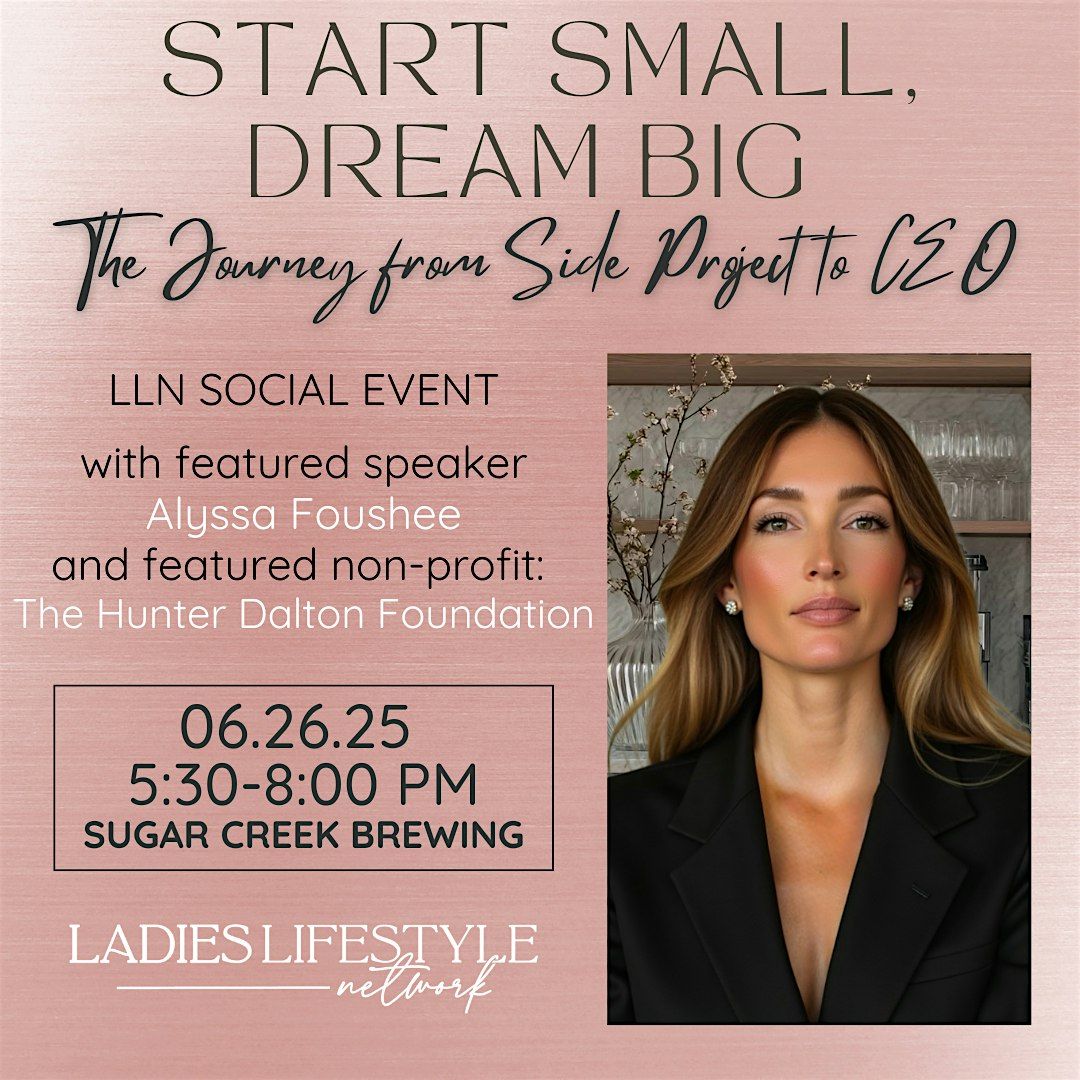 Start Small, Dream Big: The Journey from Side Project to CEO, 26 June | Event in Charlotte | AllEvents