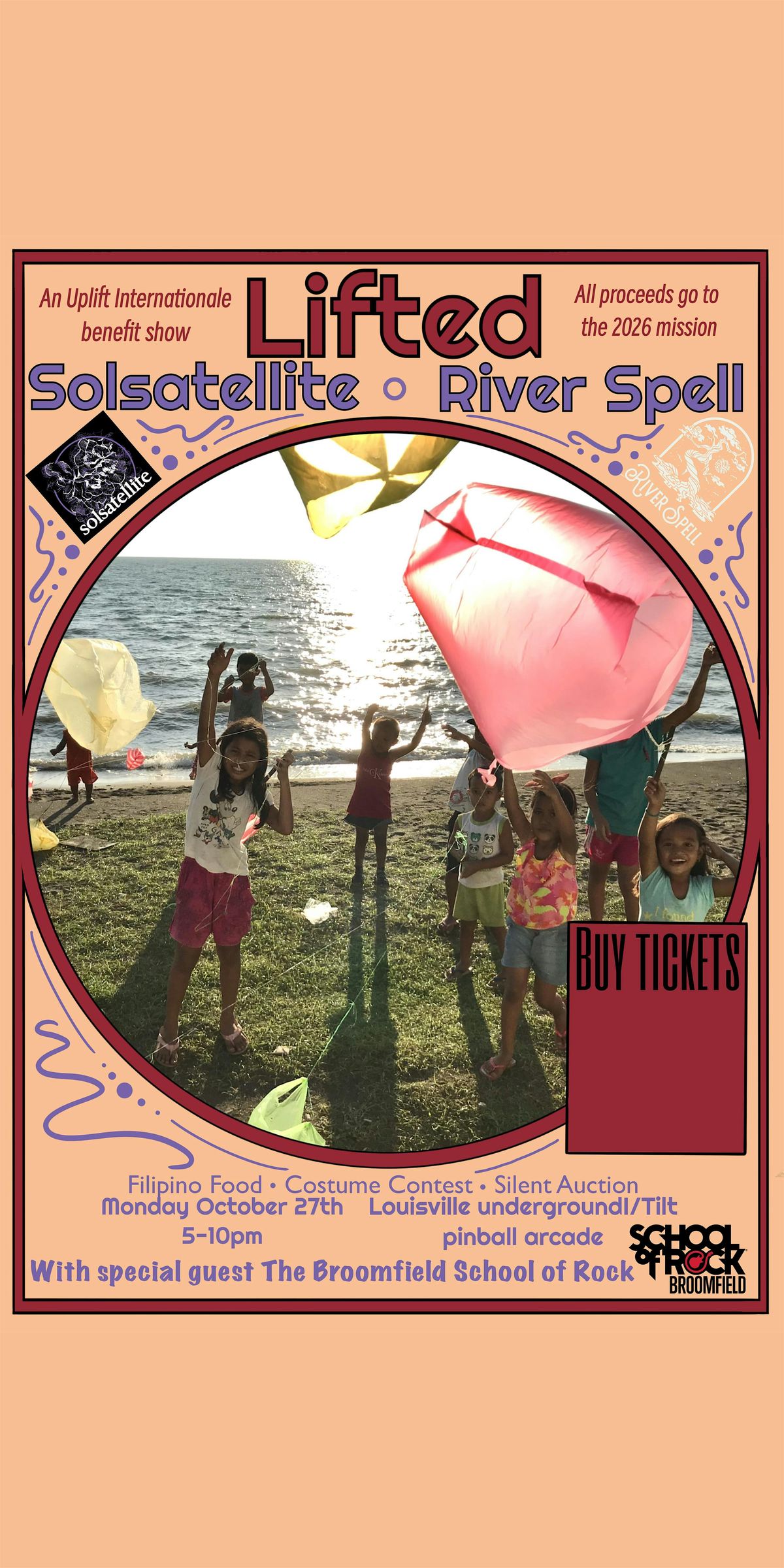 Lifted! An Uplift Internationale Benefit concert, 27 October | Event in Louisville | AllEvents