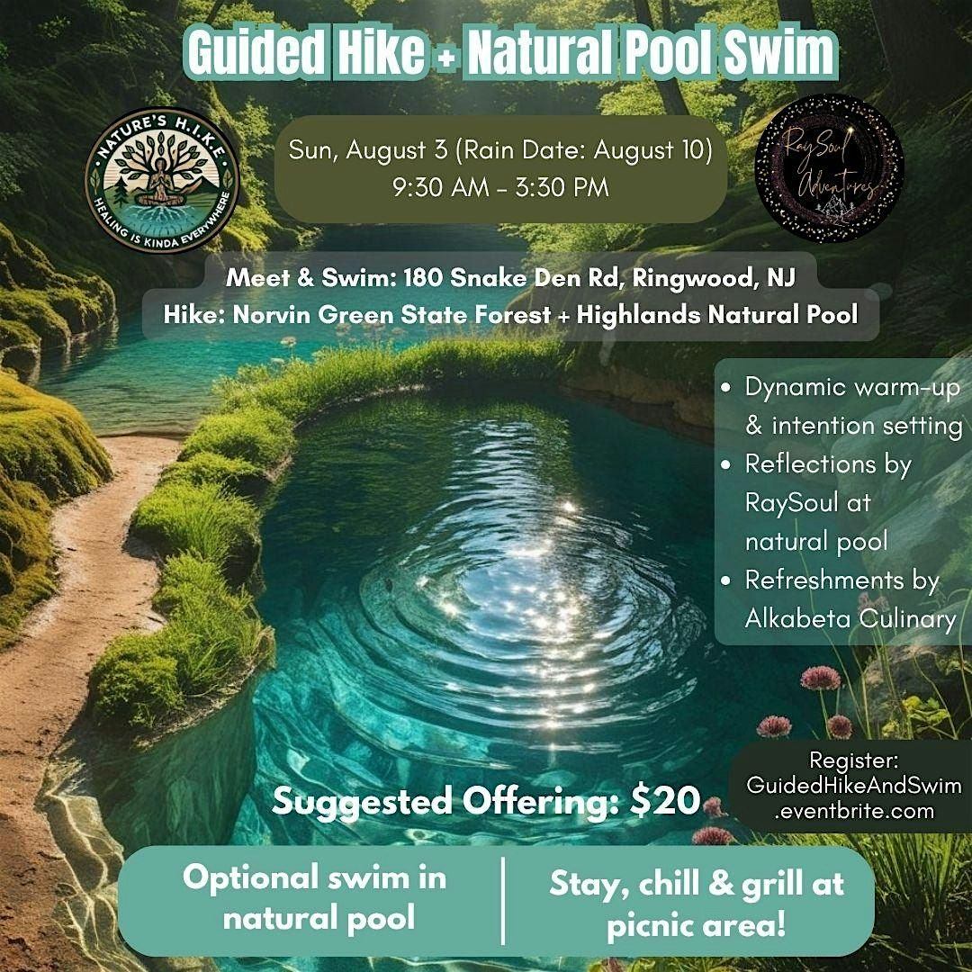 Guided Hike & Natural Pool Swim, 3 August | Event in Ringwood | AllEvents