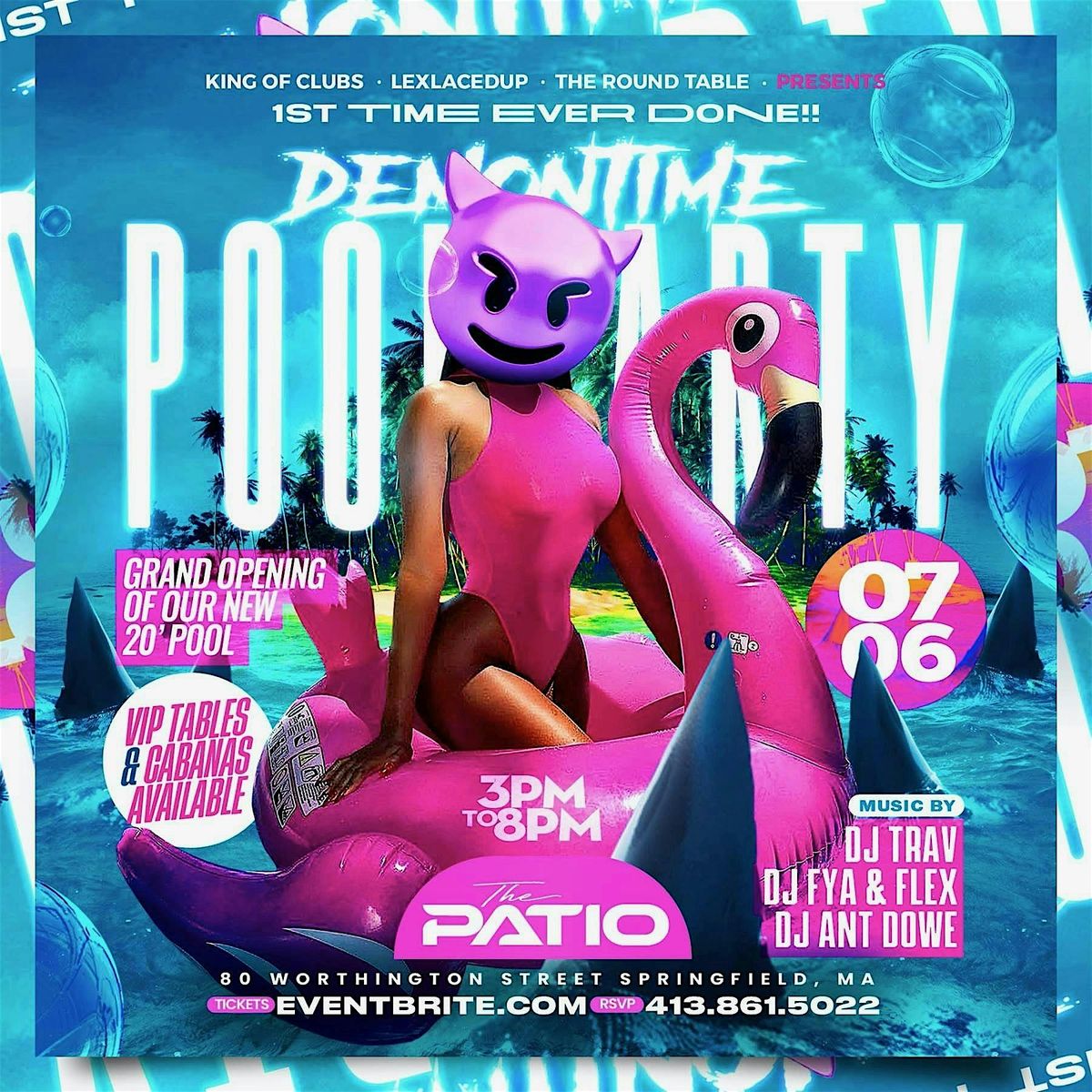 The Demon Time Pool Party, 6 July | Event in Springfield | AllEvents