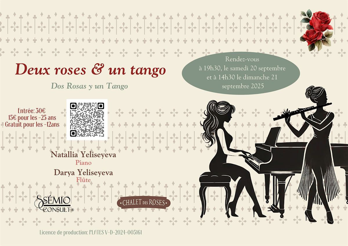Deux roses et un tango, 20 September | Event in Vichy | AllEvents