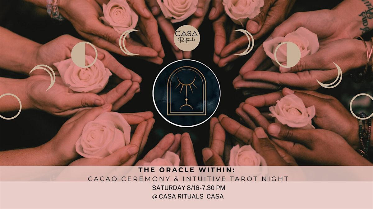 The Oracle Within:  Cacao Ceremony & Intuitive Tarot Night, 16 August | Event in Boynton Beach | AllEvents