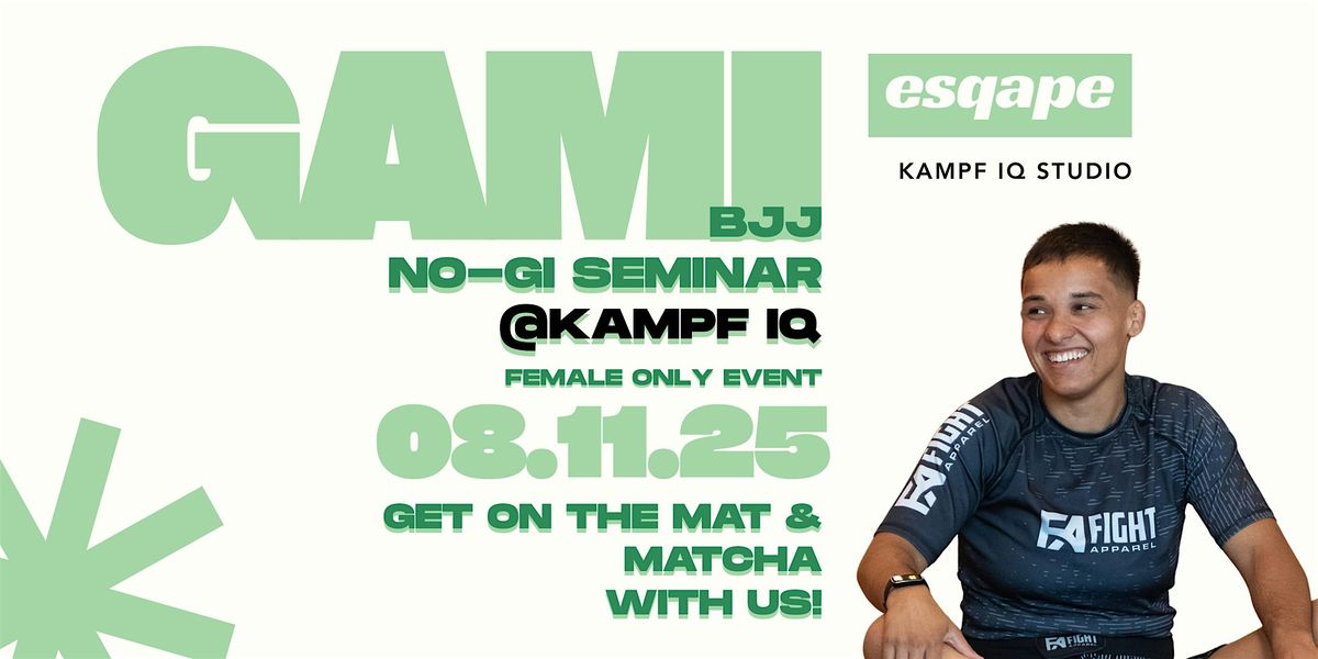 Mats & Matcha – Women’s No-Gi BJJ Seminar mit Gamila Kanew in Leipzig, 8 November | Event in Leipzig
