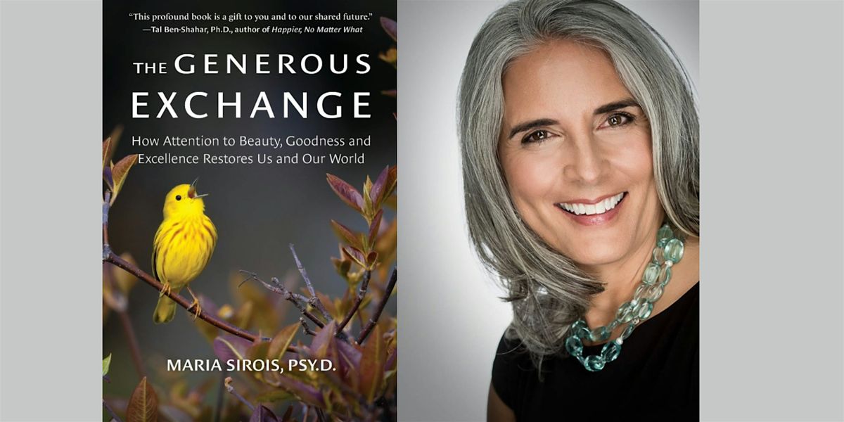 The Generous Exchange: A Book Talk with Maria Sirois, PhD, 25 October | Event in Brewster | AllEvents