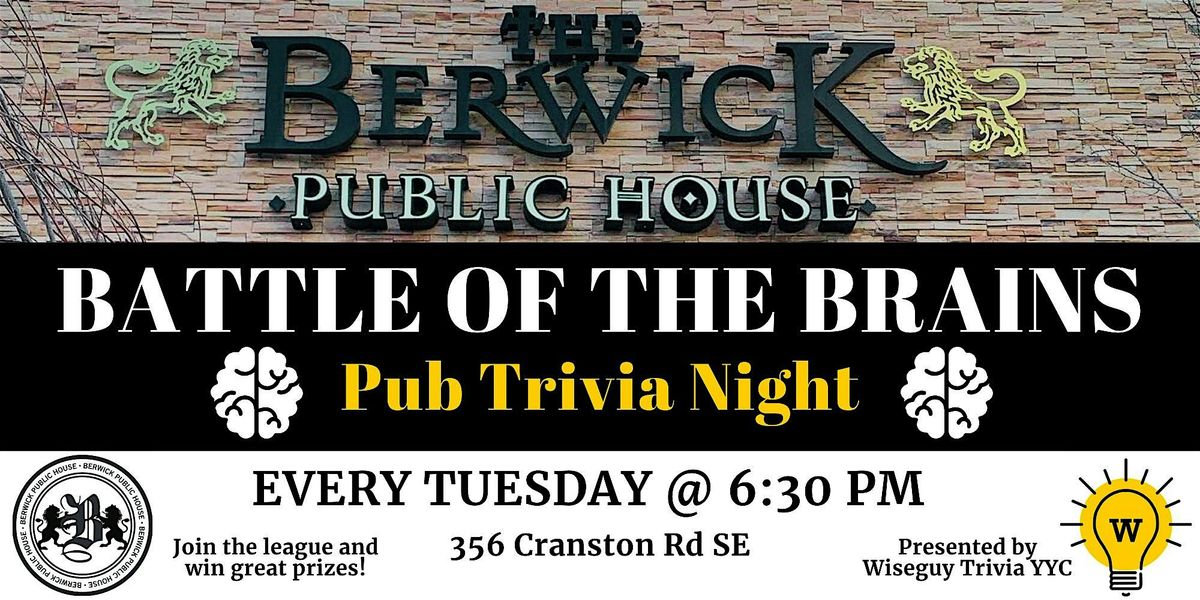 Tuesday Night Trivia at the Berwick Public House in Cranston! - Calgary | Event in Calgary | AllEvents