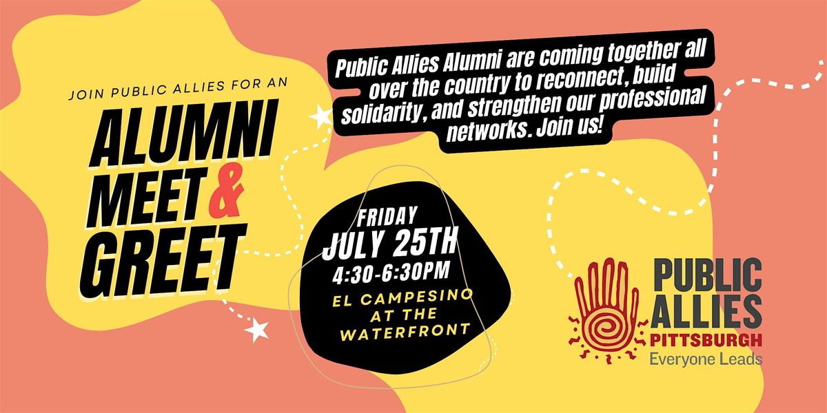 Public Allies Pittsburgh Alumni Meet Up, 25 July | Event in Homestead | AllEvents