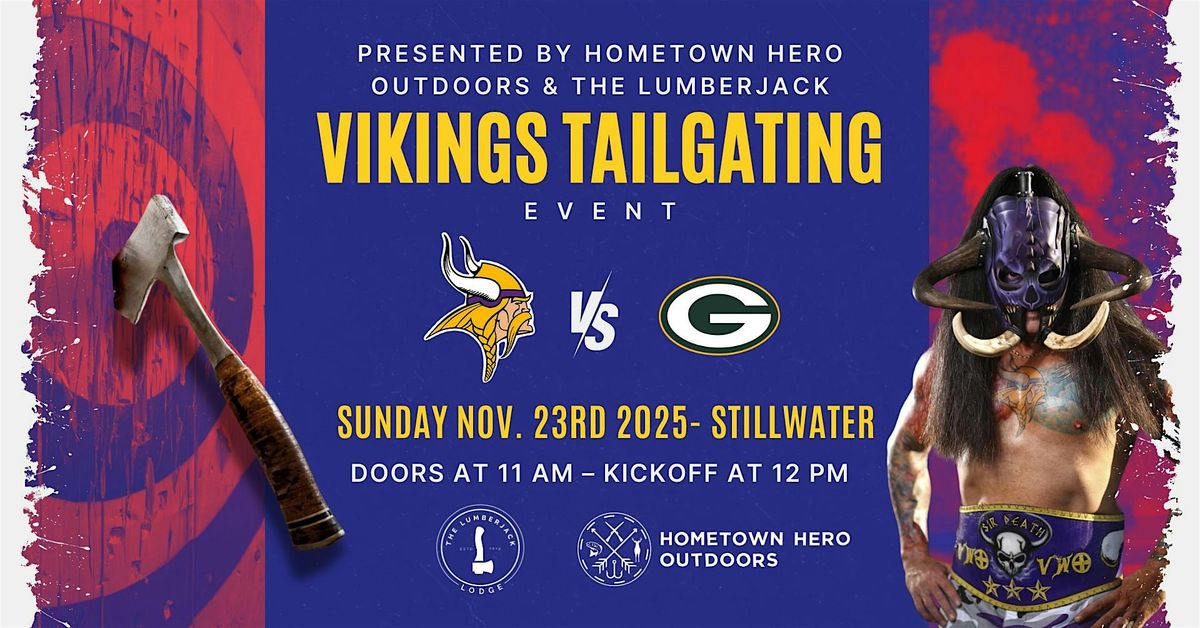 Tailgating for a Cause - Vikings vs. Packers Tailgate, 23 November | Event in Stillwater | AllEvents