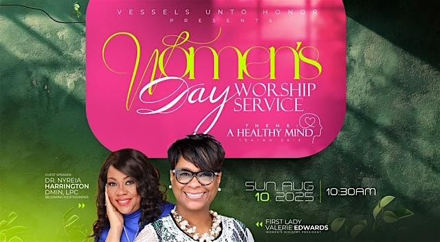 Women's Day Worship Service, 10 August | Event in Warren | AllEvents