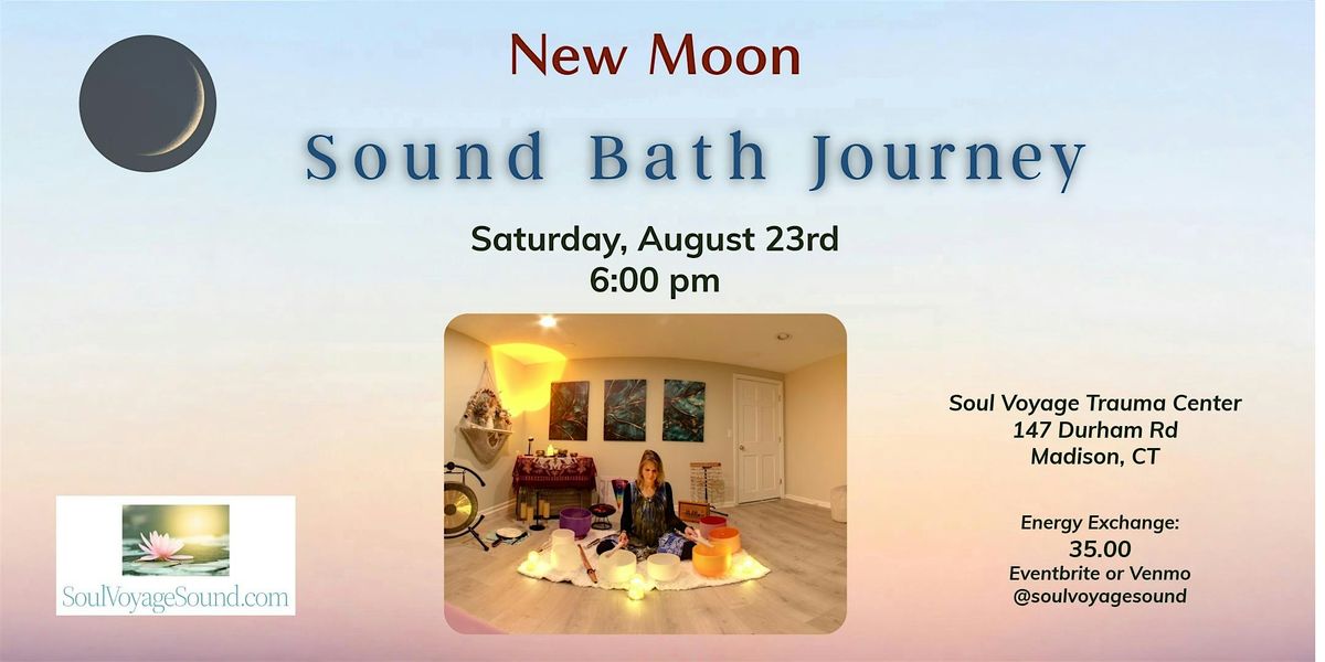 New Moon Sound Bath Journey, 23 August | Event in Madison | AllEvents