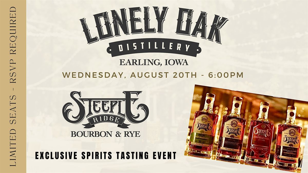 Spirits Tasting: Lonely Oak Distillery, 20 August | Event in Ankeny | AllEvents