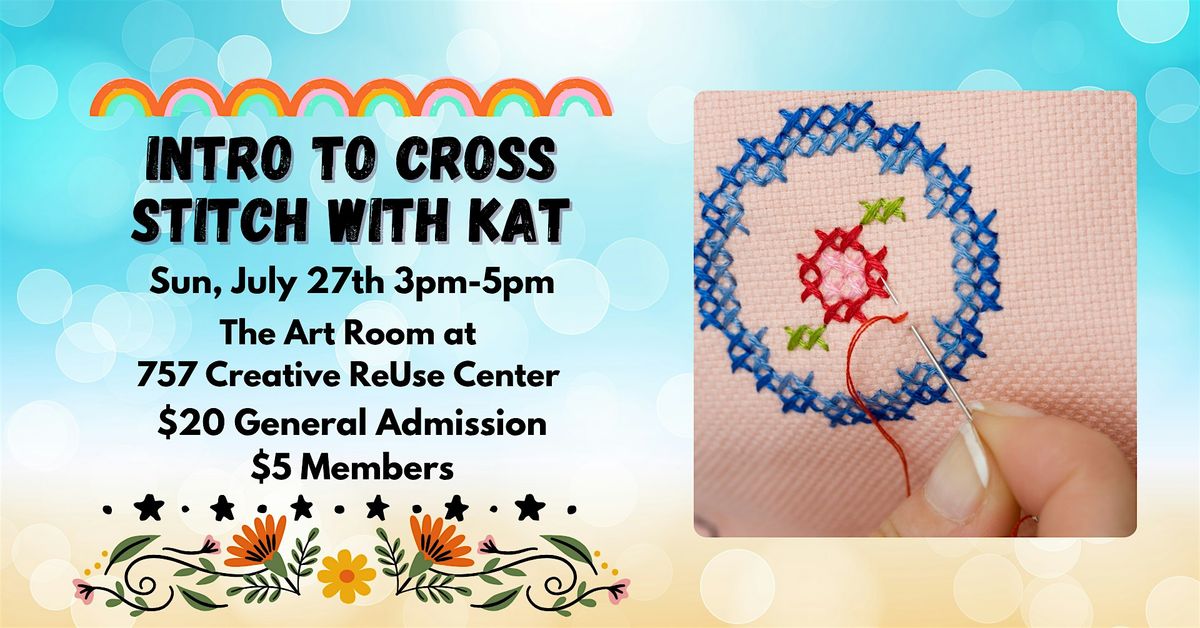 Intro to Cross Stitch with Kat, 27 July | Event in Norfolk | AllEvents