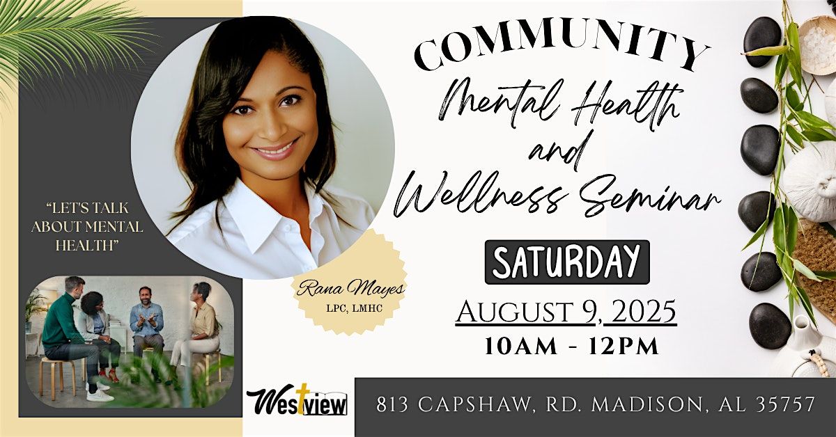 Mental Health and Wellness Seminar, 9 August | Event in Madison | AllEvents
