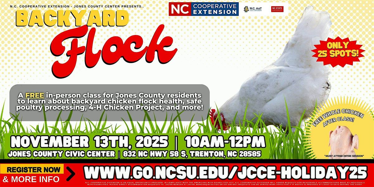 Backyard Flock, 13 November | Event in Trenton | AllEvents