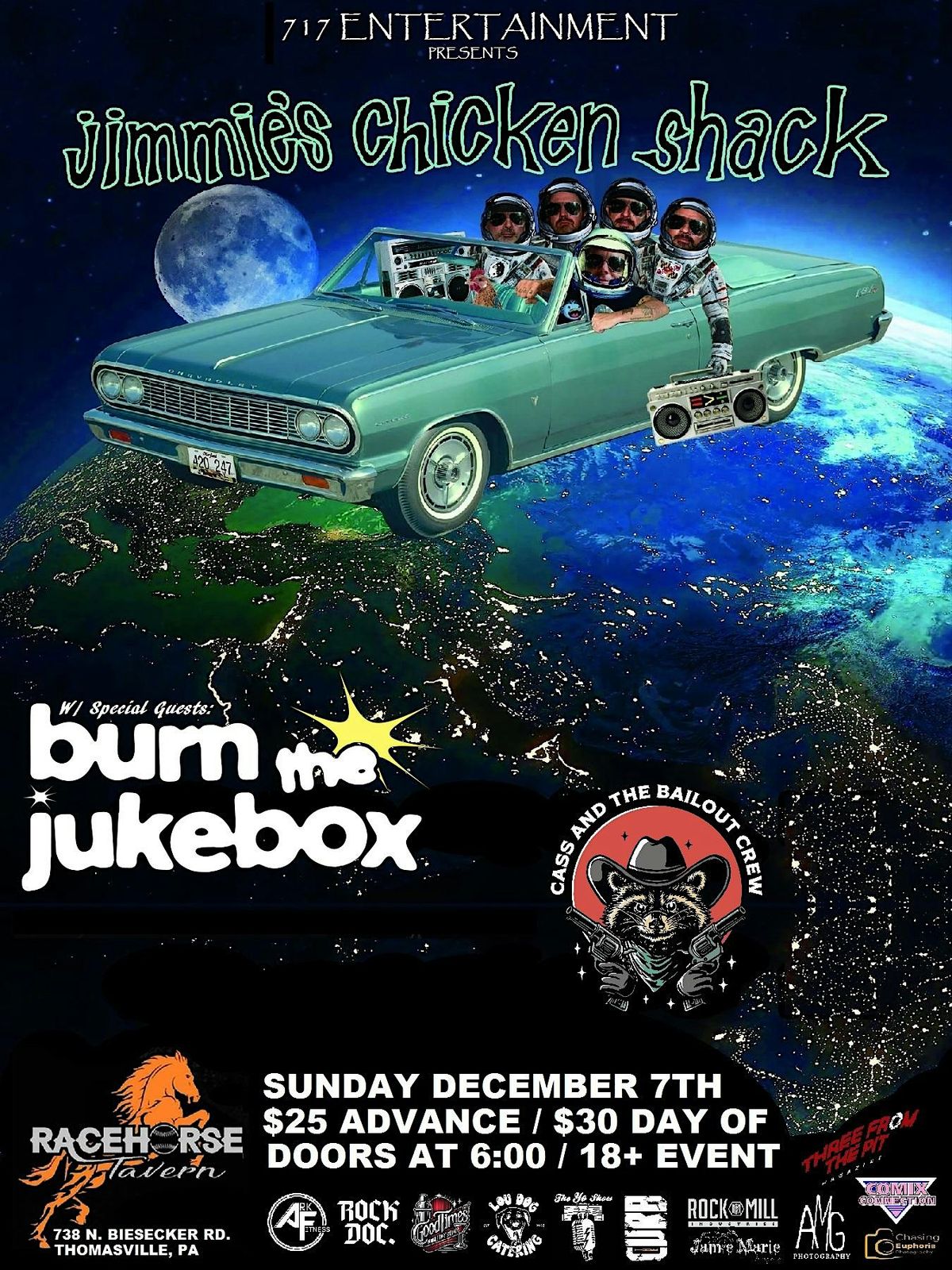 Jimmies Chicken Shack, 7 December | Event in Thomasville | AllEvents