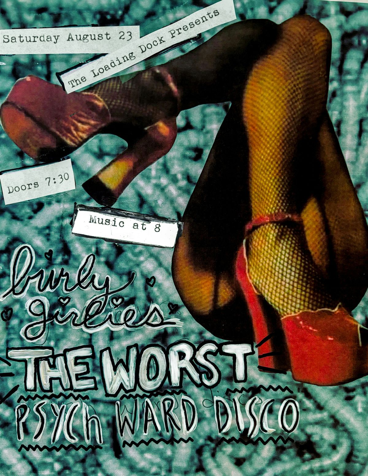 theWorst / Burly Girlies / Psych Ward Disco, 23 August | Event in Littleton | AllEvents
