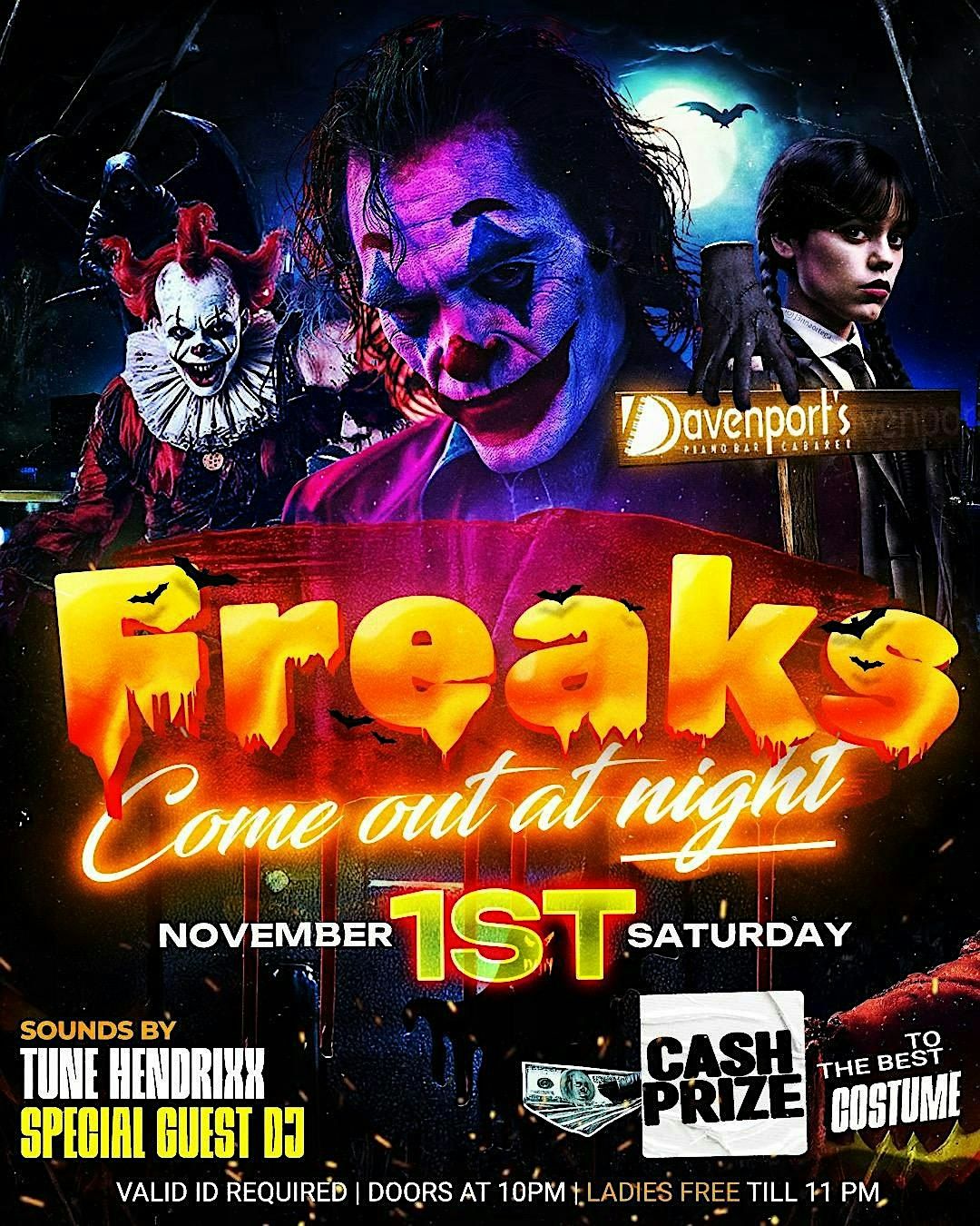FREAKS COME OUT AT NIGHT Halloween Party in Wicker Park, 1 November | Event in Chicago | AllEvents