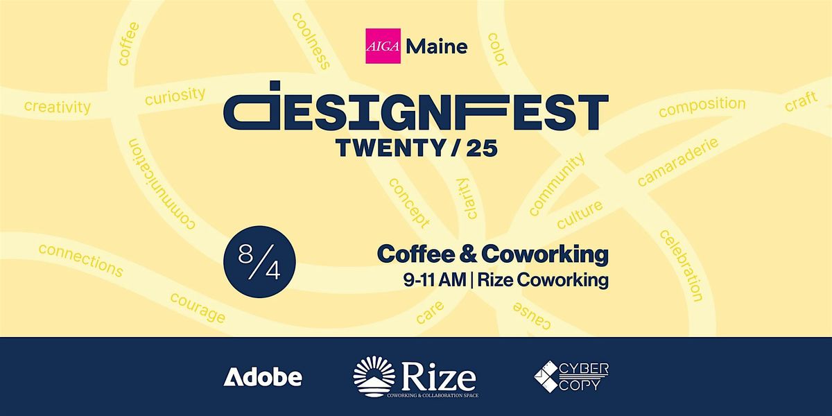 Design Fest 2025 | Coffee & Coworking | Bangor, 4 August | Event in Bangor | AllEvents