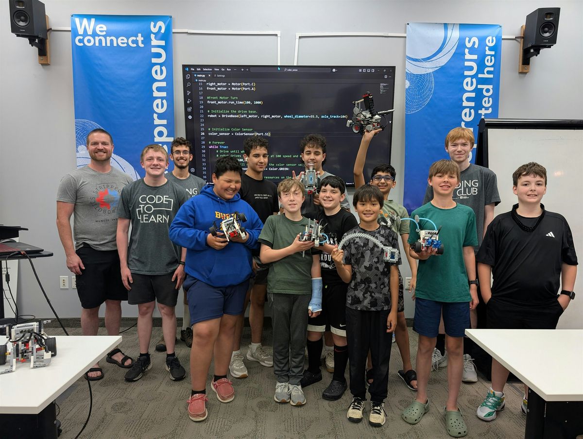 Homeschool Python and Robotics for Students Aged 10-14, 24 October | Event in Muncie | AllEvents