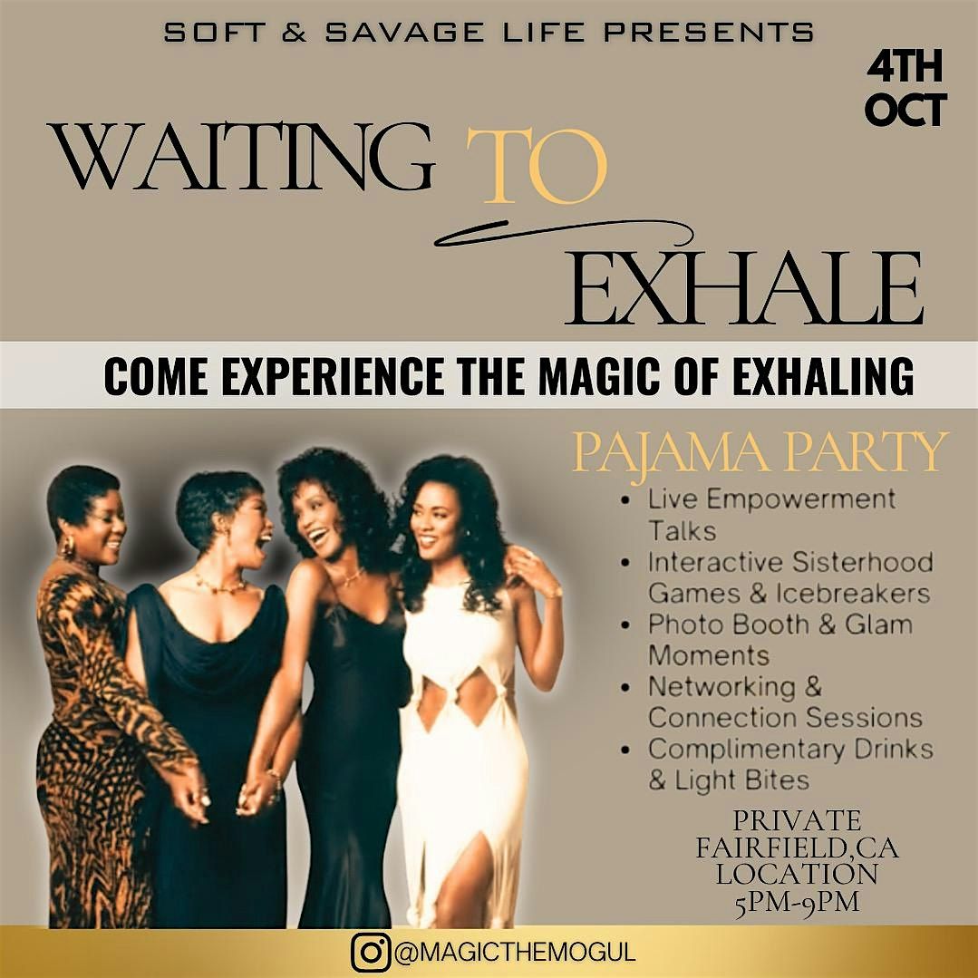 Waiting To Exhale Networking & PJ Party, 4 October | Event in Fairfield | AllEvents