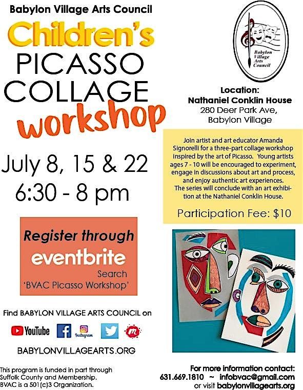BVAC Picasso Workshop, 8 July | Event in Babylon | AllEvents