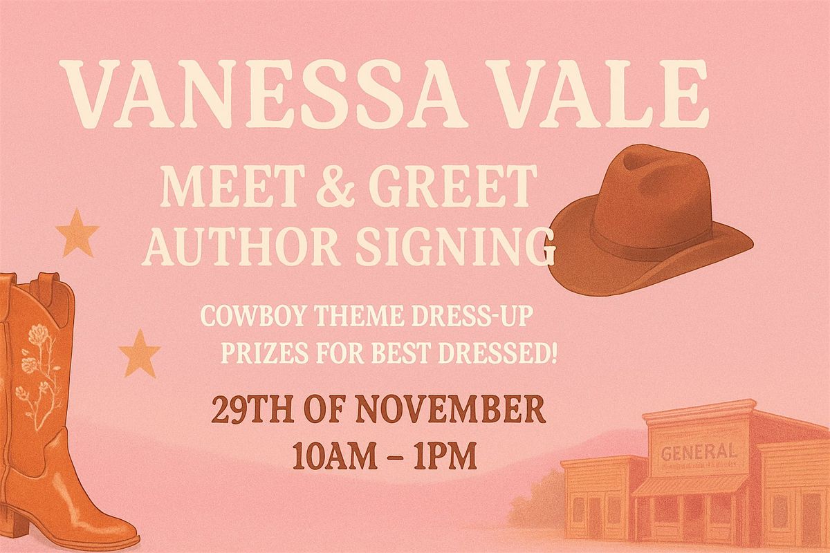 Vanessa Vale Meet & Greet Book Signing, 29 November | Event in Bowral | AllEvents