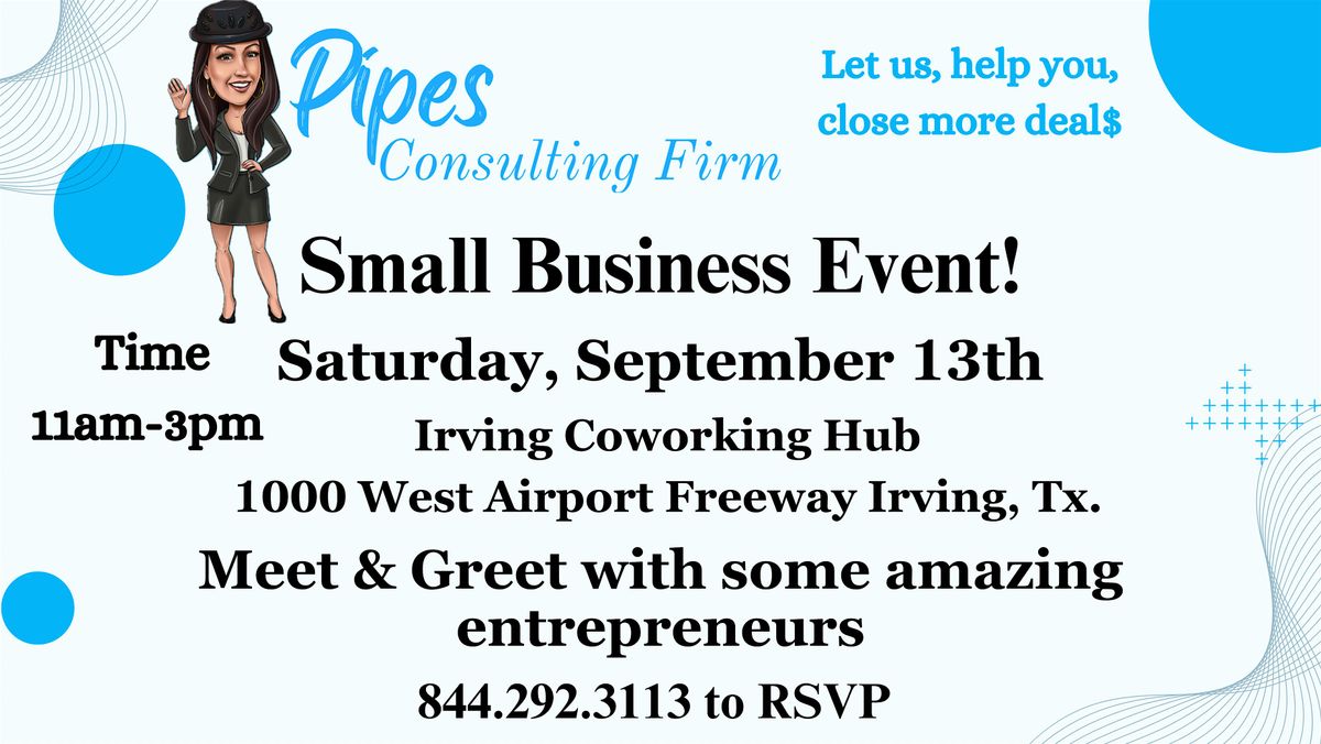 Small Business Networking Event, 13 September | Event in Irving | AllEvents