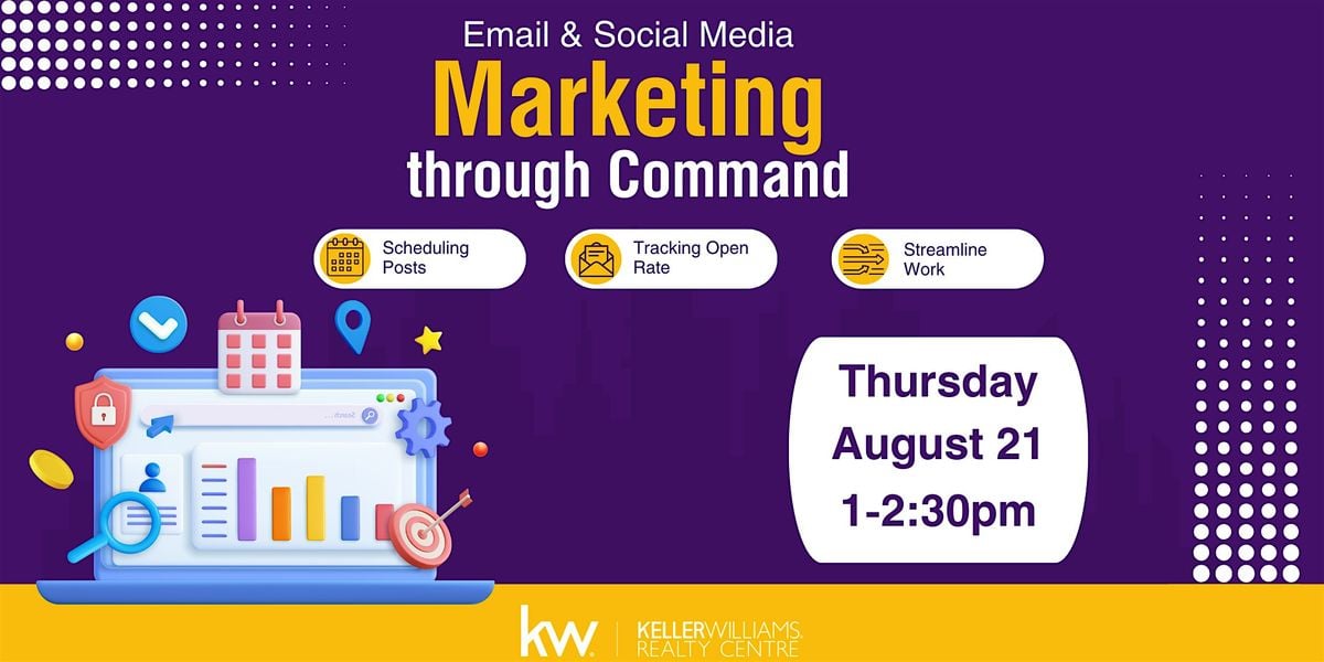 Email and Social Media Marketing through Command, 21 August | Event in Columbia | AllEvents