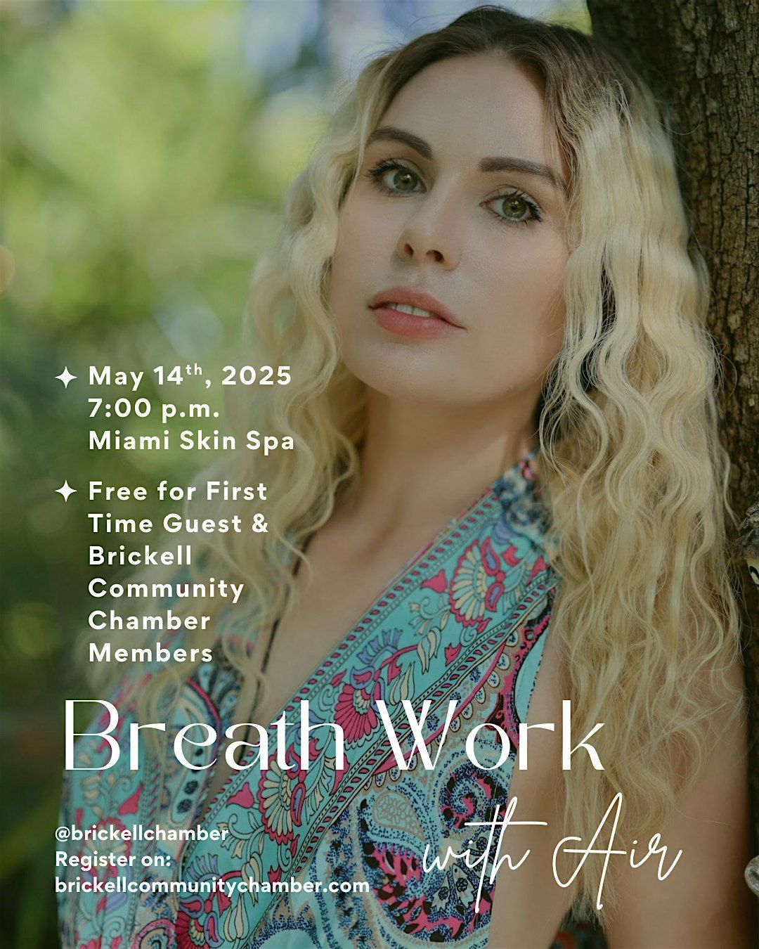 Breath Work with Air - Brickell Community Chamber & Miami Skin Spa, 14 May | Event in Miami | AllEvents