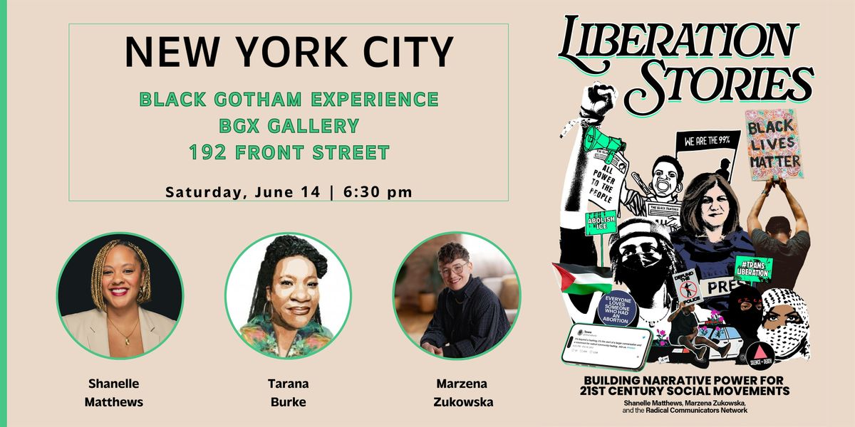 "Liberation Stories" Book Tour: New York  Stop, 14 June | Event in New York | AllEvents