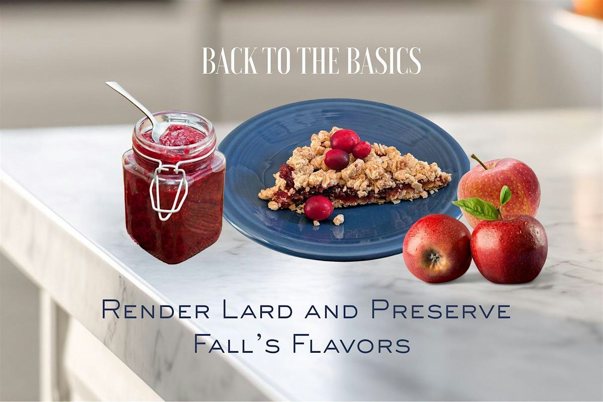 Fall Cooking : Apple Cranberry Crumble Bars (Rendering Lard, Making Jam), 22 November | Event in Claremont