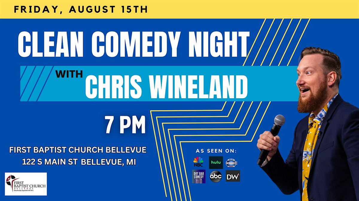 Clean Comedy Night at Bellevue, 15 August | Event in Bellevue | AllEvents