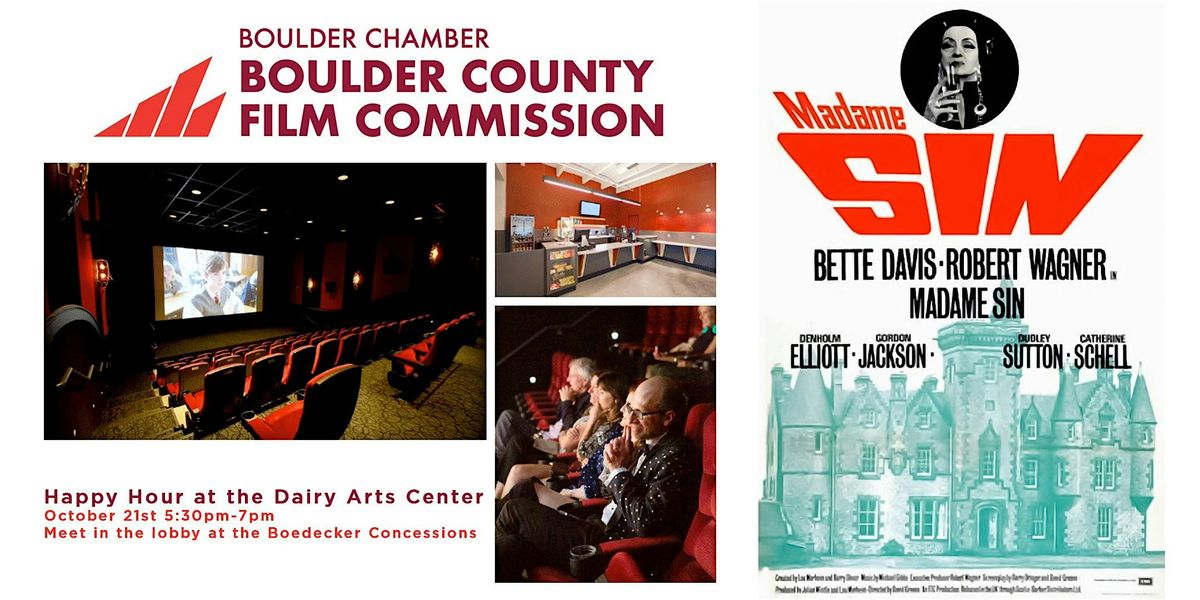 Boulder County Film Commission Happy Hour at the Dairy Arts Center, 21 October | Event in Boulder | AllEvents