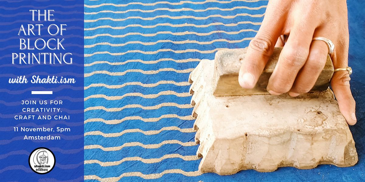 Block Printing with Social Impact Workshop – Amsterdam, 11 November | Event in Amsterdam | AllEvents