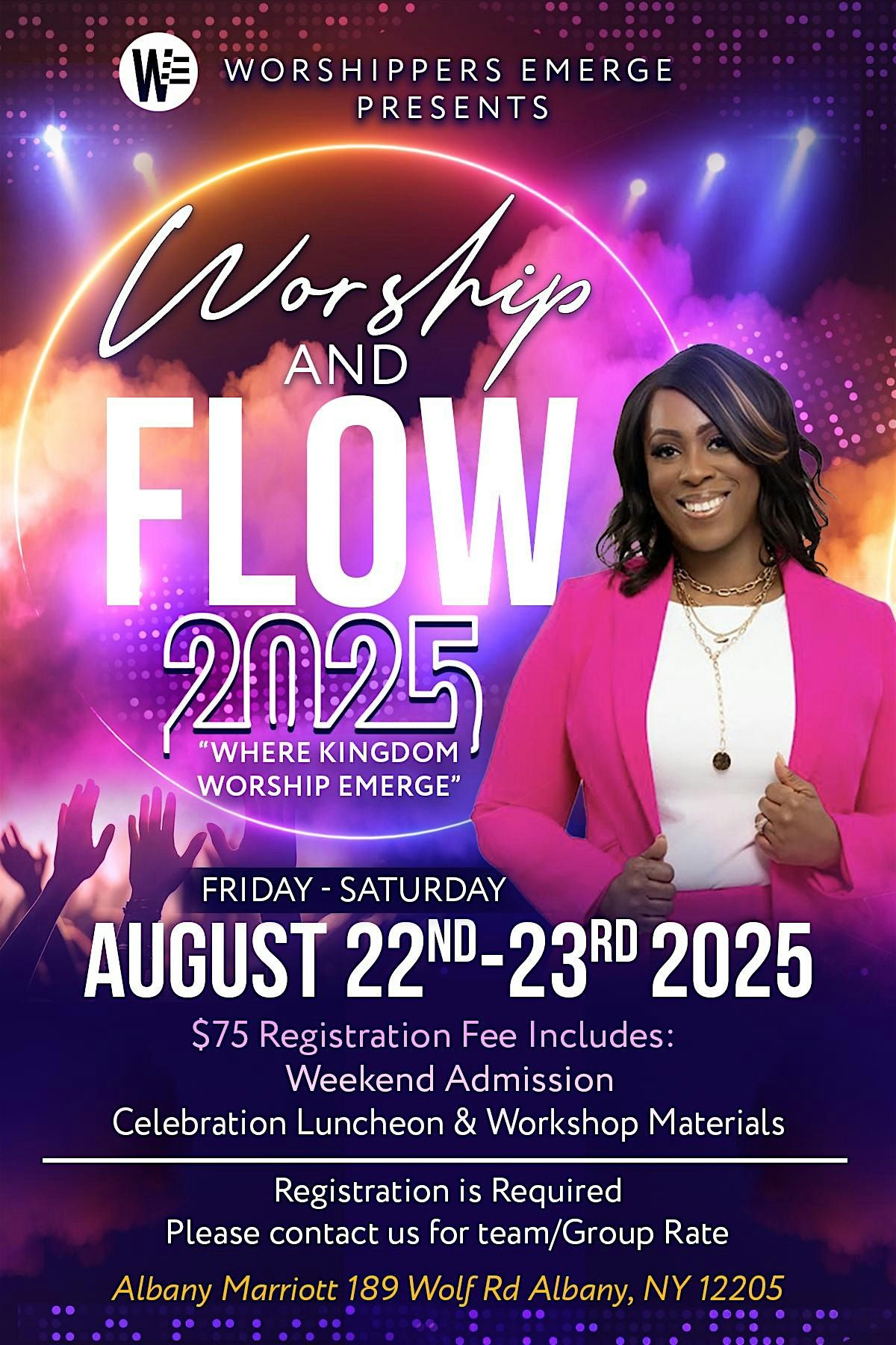 Worshippers Emerge presents Worship & Flow 2025, 22 August | Event in Albany | AllEvents