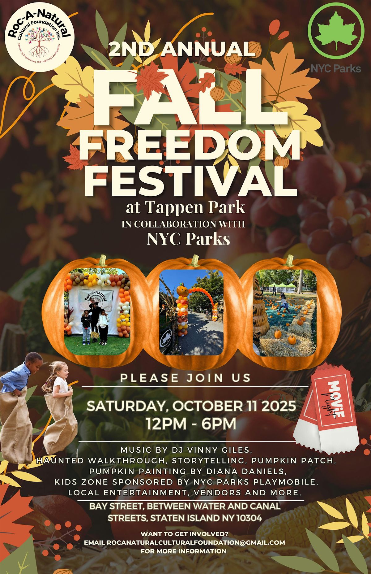 2nd Annual Fall Freedom Festival at Tappen Park, 11 October | Event in Staten Island | AllEvents