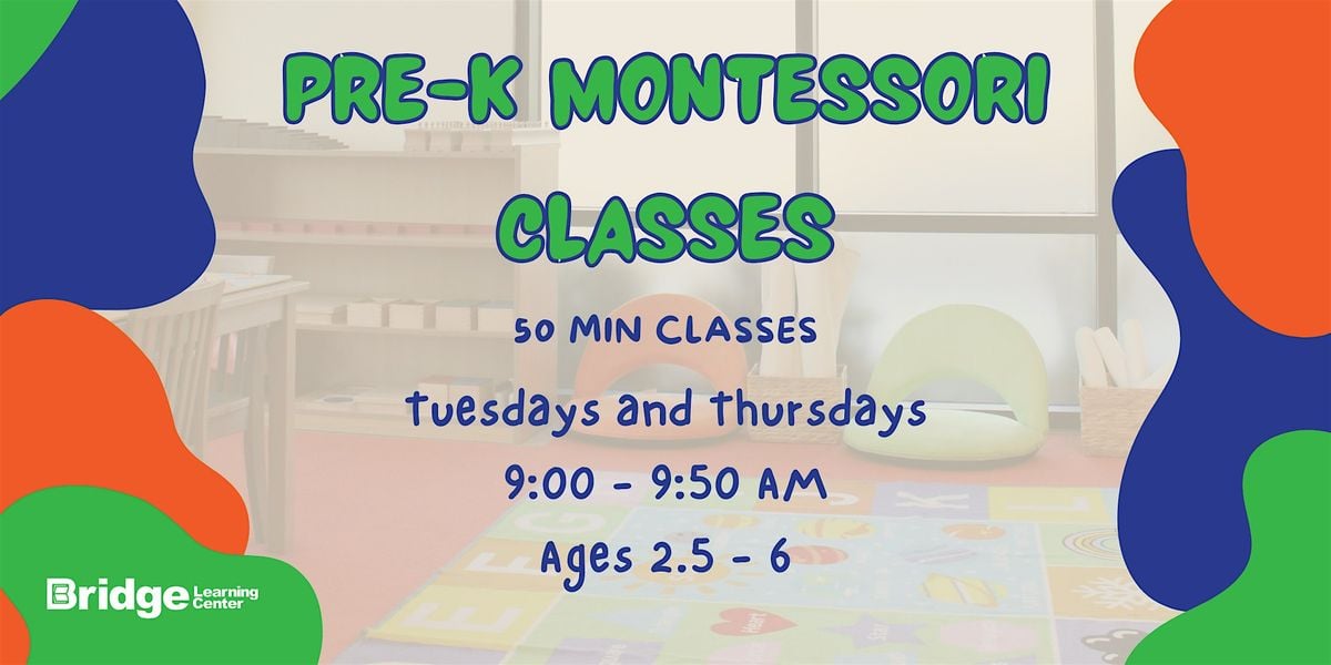 Complimentary Montessori Trial Class at Bridge Learning Center | Event in Rancho Cucamonga | AllEvents