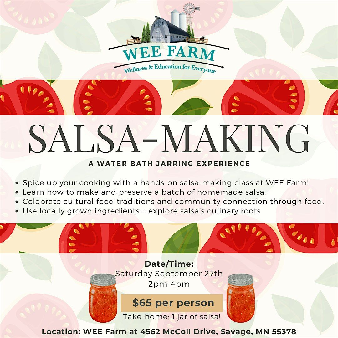 Salsa-Making: A Water Bath Jarring Experience, 27 September | Event in Savage | AllEvents