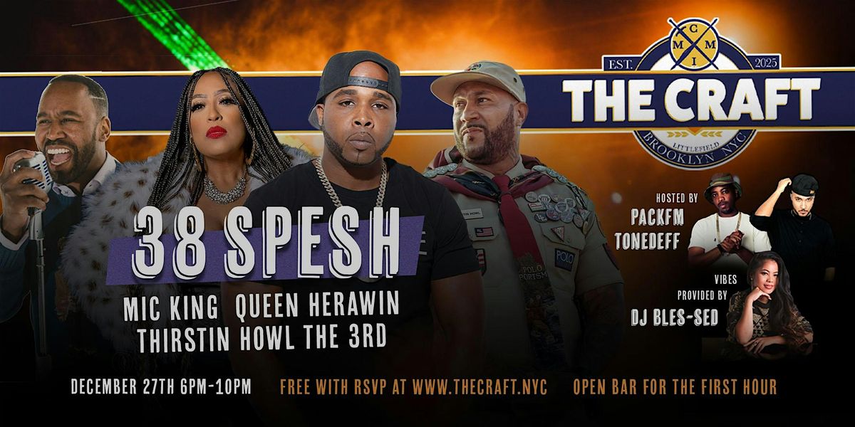 The Craft presents 38 Spesh, 27 December | Event in Brooklyn | AllEvents